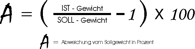 Prozentabweichung