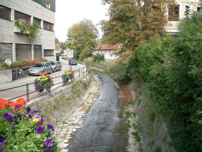 Trefflingbach und Trefflinggasse wie sie seit 1960 bestanden
