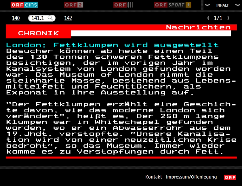 Kanalverstopfung in London